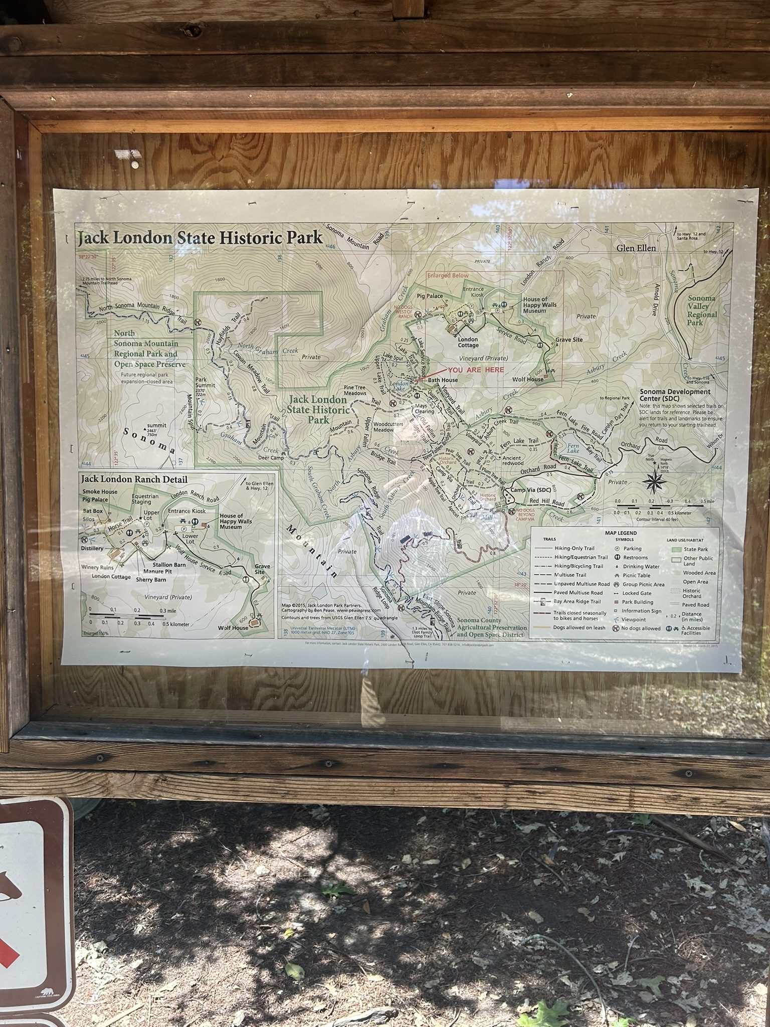 Jack London State Historic Park trail map
